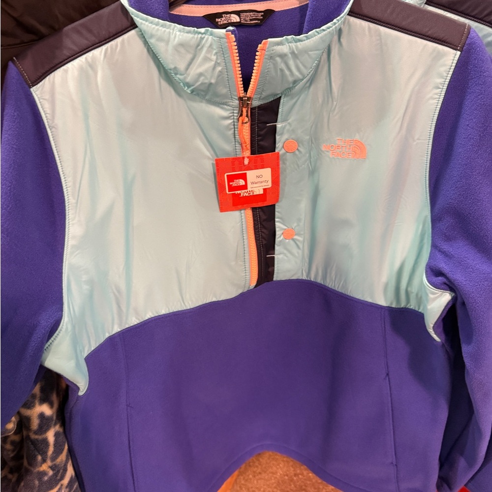The North Face Blue and Light Blue Jacket